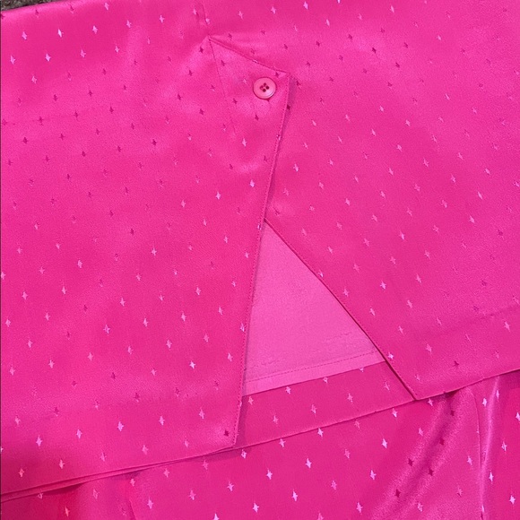 Simon Chang Hot Pink Highwaisted Pencil Skirt - Picture 6 of 6